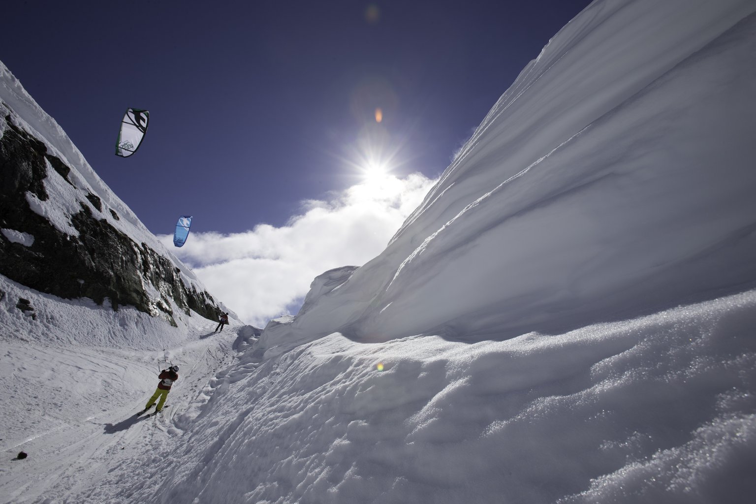 Snowkiting
